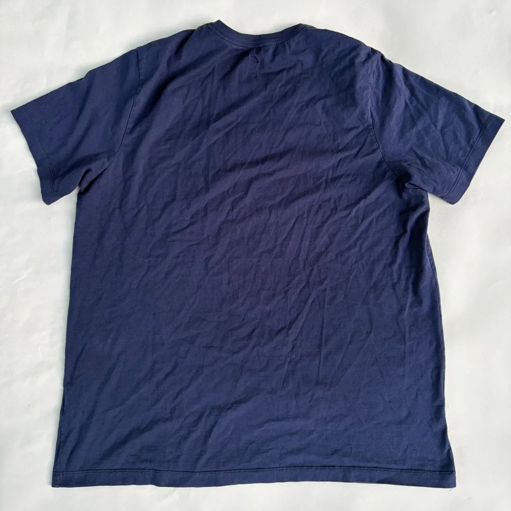 Nike The Nike Tee Mens XL Navy Blue Short Sleeve Embroidered Swoosh T-Shirt